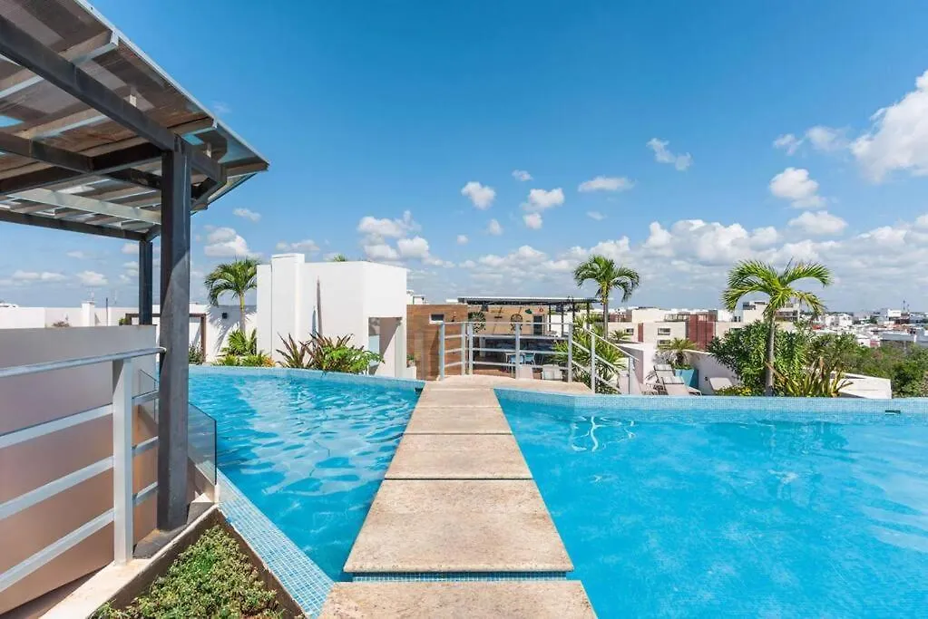 Apartment Luxury Condo, Hab Privada 100Mb Ac Gym Pool Cine Playa del Carmen