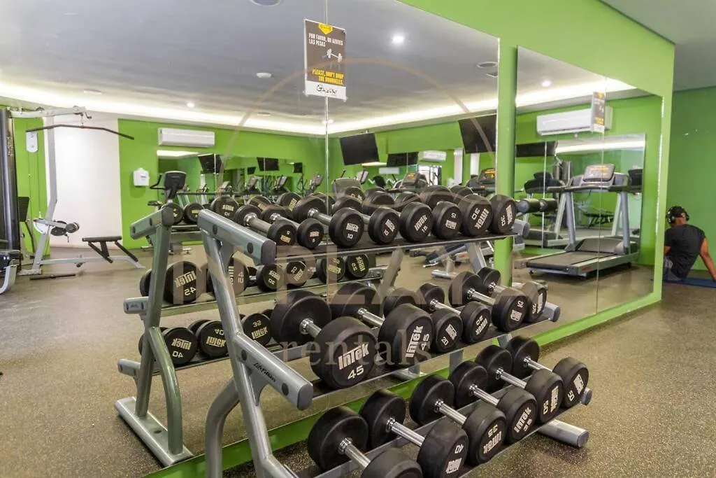 Apartment Luxury Condo, Hab Privada 100Mb Ac Gym Pool Cine Playa del Carmen Mexico